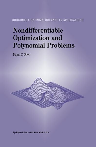 Produktbild: Nondifferentiable Optimization and Polynomial Problems
