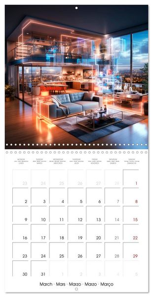Produktbild: AI Real thrill (Wall Calendar 2026 12 &times; 12 Inch) CALVENDO 12 Month Wall Calendar