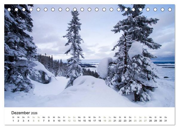 Produktbild: Einblick-Natur: Finnland nat&uuml;rlich (Tischkalender 2026 DIN A5 quer), CALVENDO Monatskalender