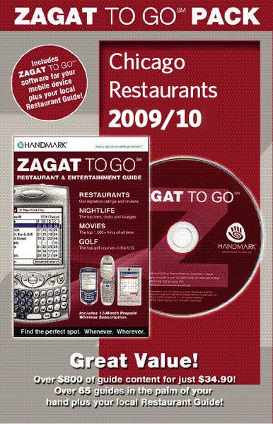 Produktbild: Zagat To Go Chic-09-10-W/cdrom