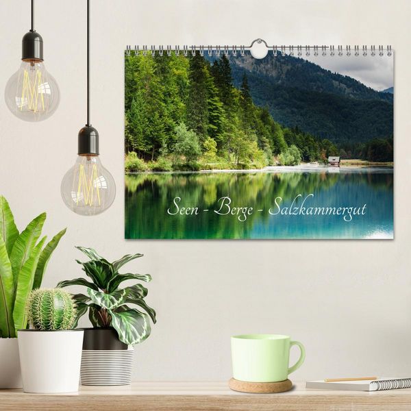 Produktbild: Seen - Berge - Salzkammergut (Wandkalender 2026 DIN A4 quer), CALVENDO Monatskalender