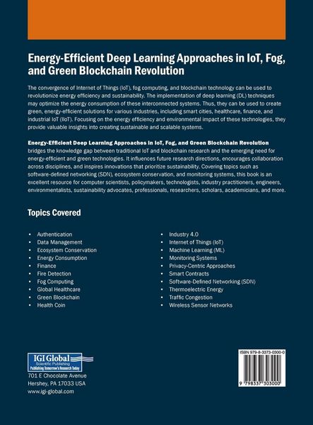 Produktbild: Energy-Efficient Deep Learning Approaches in IoT, Fog, and Green Blockchain Revolution