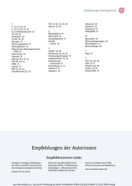 Produktbild: Die beste Ern&auml;hrung f&uuml;r deine Schilddr&uuml;se