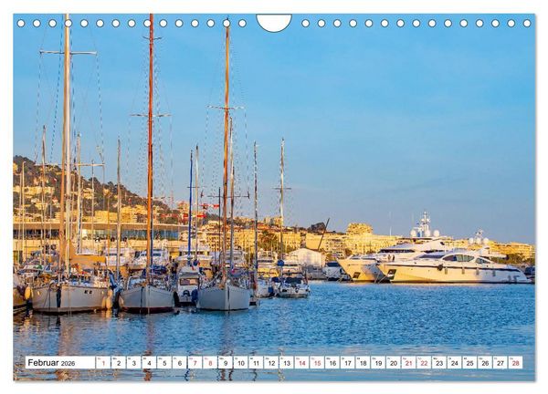 Produktbild: Cannes - idyllische Stadt an der C&ocirc;te d&rsquo;Azur (Wandkalender 2026 DIN A4 quer), CALVENDO Monatskalender