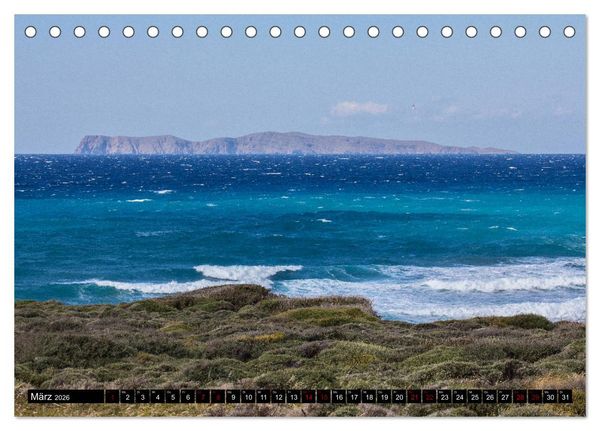 Produktbild: Ostkreta - Zwischen Sitia und Ierapetra (Tischkalender 2026 DIN A5 quer), CALVENDO Monatskalender