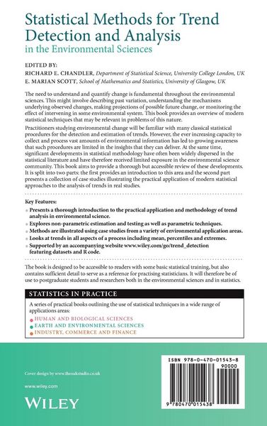 Produktbild: Statistical Methods for Trend Detection and Analysis in the Environmental Sciences