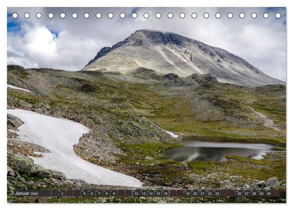 Produktbild: Norwegen, Oppland (Tischkalender 2026 DIN A5 quer), CALVENDO Monatskalender