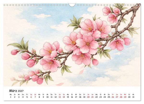 Produktbild: Jahreszeitenspiel (Wandkalender 2027 DIN A3 quer), CALVENDO Monatskalender