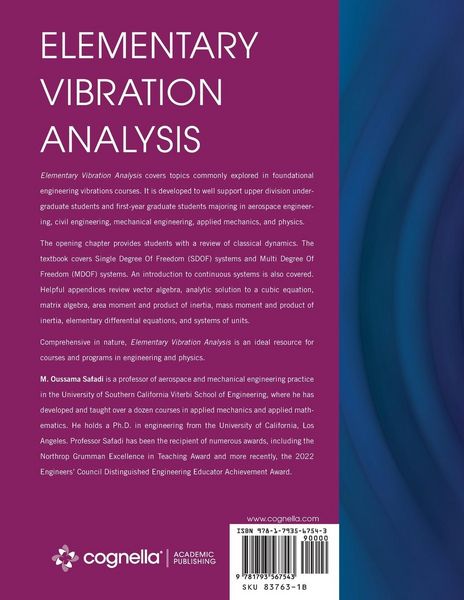 Produktbild: Elementary Vibration Analysis