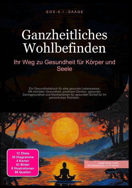 Ganzheitliches Wohlbefinden: Ihr Weg zu Gesundheit für Körper und Seele, Taschenbuch von D. Eos A. I. Saage, Epubli, 9783819775260