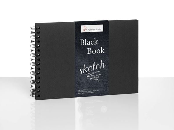 Produktbild: Hahnem&uuml;hle Papier Black Book, DIN A 5, 250 g/m&sup2;