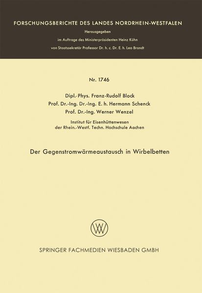Produktbild: Der Gegenstromw&auml;rmeaustausch in Wirbelbetten