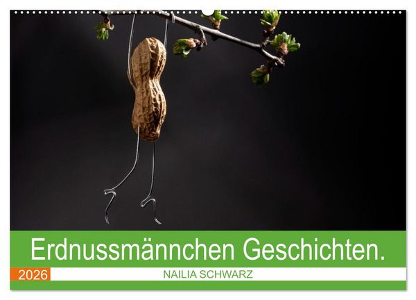 Produktbild: Erdnussm&auml;nnchen Geschichten. (Wandkalender 2026 DIN A2 quer), CALVENDO Monatskalender