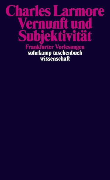Produktbild: Vernunft und Subjektivit&auml;t