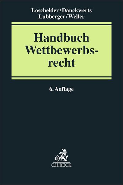 Produktbild: Handbuch Wettbewerbsrecht