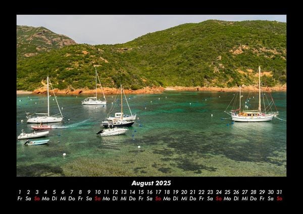Produktbild: Segelschiffe und Boote 2025 Fotokalender DIN A3