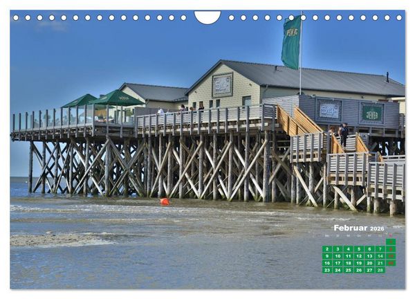 Produktbild: St. Peter-Ording (Wandkalender 2026 DIN A4 quer), CALVENDO Monatskalender