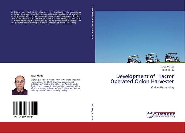 Produktbild: Development of Tractor Operated Onion Harvester