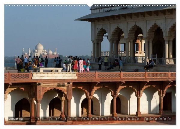 Produktbild: INDIEN - bunt und geheimnisvoll (hochwertiger Premium Wandkalender 2026 DIN A2 quer), Kunstdruck in Hochglanz