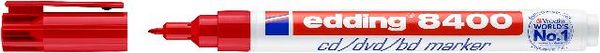 Produktbild: edding 8400 CD-DVD-BD Marker rot
