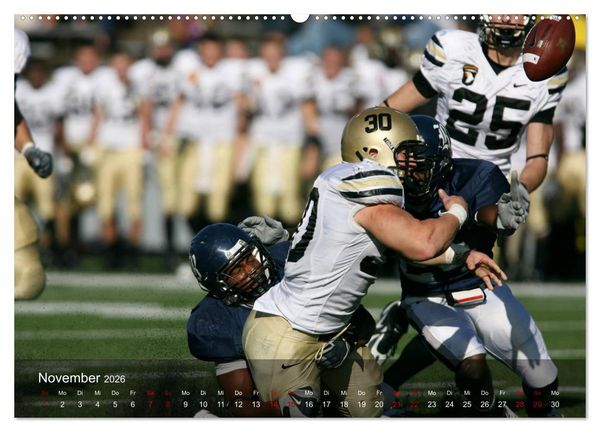 Produktbild: American Football - Touchdown (Wandkalender 2026 DIN A2 quer), CALVENDO Monatskalender