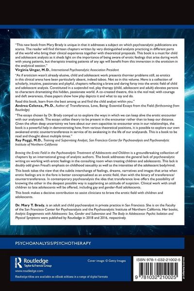 Produktbild: Braving the Erotic Field in the Psychoanalytic Treatment of Children and Adolescents