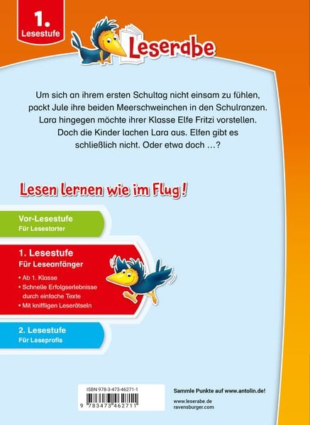 Produktbild: Leserabe Sonderausgaben - Rabenstarke Schulgeschichten für Erstleser