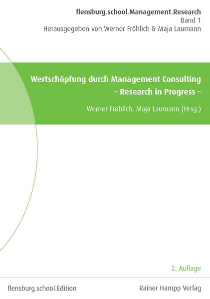 Produktbild: Wertsch&ouml;pfung durch Management Consulting