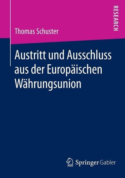 Produktbild: Austritt und Ausschluss aus der Europ&auml;ischen W&auml;hrungsunion