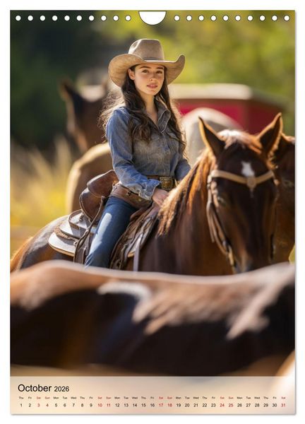 Produktbild: Saddle and Soul (Wall Calendar 2026 DIN A4 portrait), CALVENDO 12 Month Wall Calendar