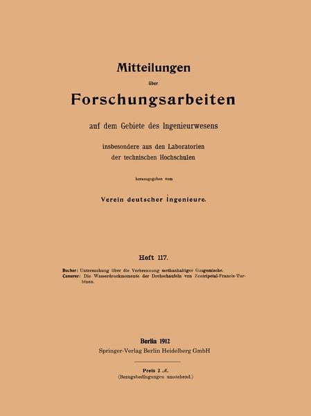 Produktbild: Untersuchung &uuml;ber die Verbrennung methanhaltiger Gasgemische