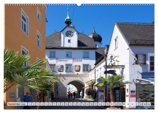 Produktbild: Eine Perle Oberbayerns - Rosenheim (Wandkalender 2026 DIN A2 quer), CALVENDO Monatskalender