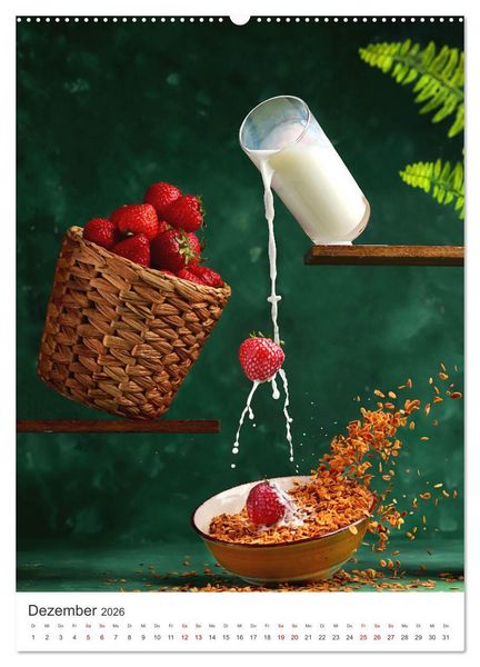 Produktbild: Kreative Drinks - erfrischend, schokoladig und fruchtig. (Wandkalender 2026 DIN A2 hoch), CALVENDO Monatskalender