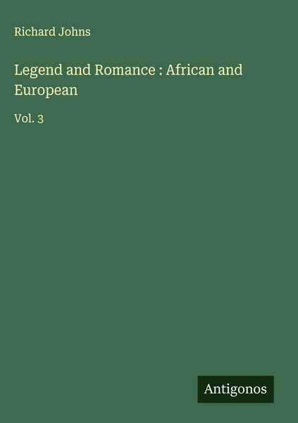 Produktbild: Legend and Romance : African and European
