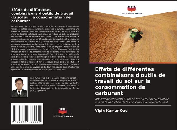 Produktbild: Effets de diff&eacute;rentes combinaisons d'outils de travail du sol sur la consommation de carburant