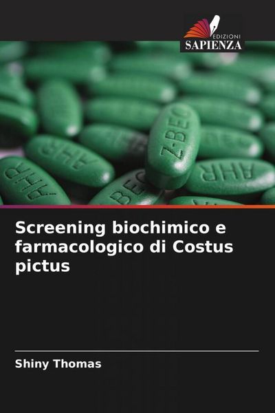 Produktbild: Screening biochimico e farmacologico di Costus pictus