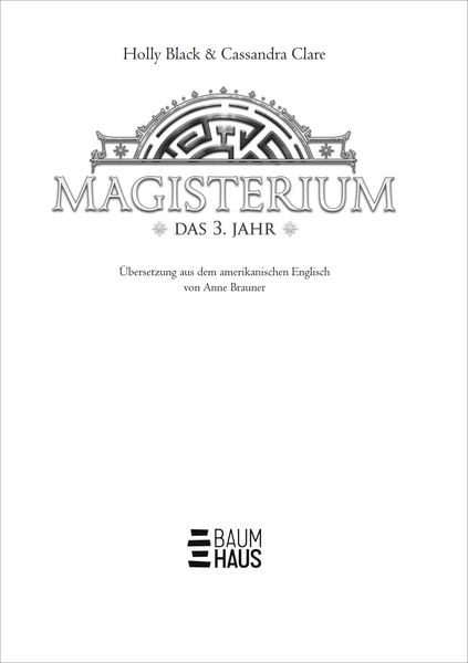 Produktbild: Magisterium - Das 3. Jahr