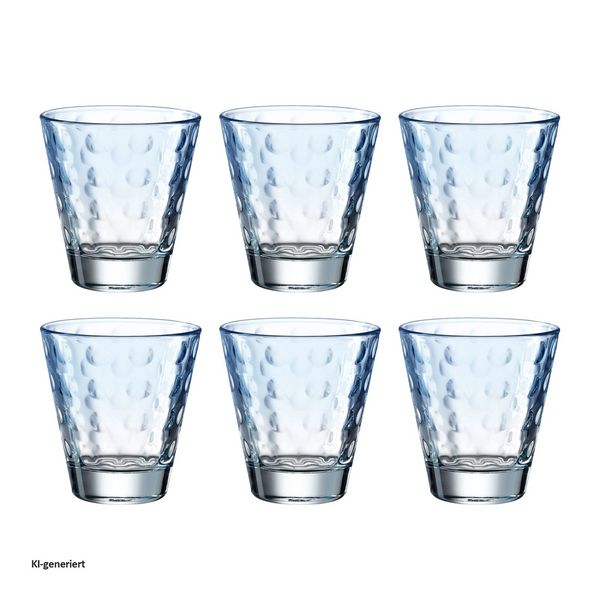 Produktbild: Leonardo Trinkglas 215 ml, 6er Optic Trinkglas 215 ml, 6er Optic