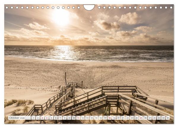 Produktbild: Nordseeperle Sylt (Wandkalender 2026 DIN A4 quer), CALVENDO Monatskalender