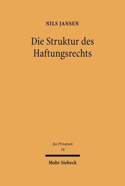 Produktbild: Die Struktur des Haftungsrechts
