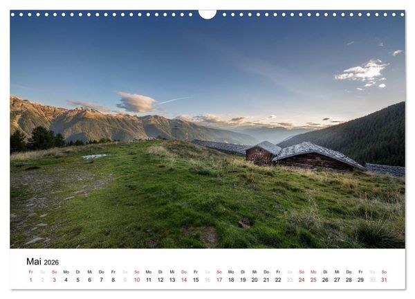 Produktbild: Almen im Ultental (Wandkalender 2026 DIN A3 quer), CALVENDO Monatskalender