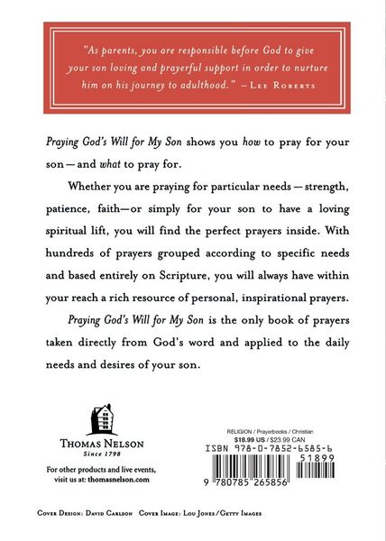 Produktbild: The Praying God's Will for My Son