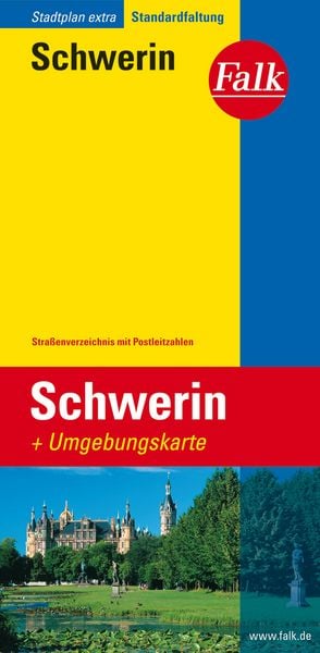 Produktbild: Falk Stadtplan Extra Schwerin 1:20.000
