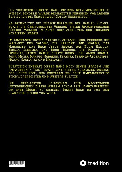 Produktbild: 2. Auflage 3. Band Neuaufbau der Urbibel