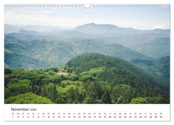 Produktbild: Sri Lanka - Eine einzigartige Trauminsel. (Wandkalender 2026 DIN A3 quer), CALVENDO Monatskalender