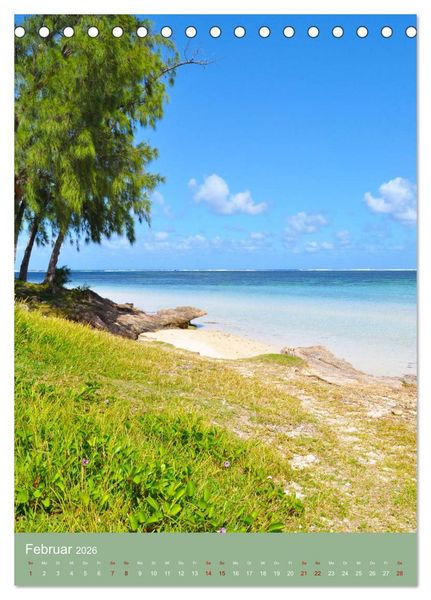 Produktbild: Erlebe mit mir das Inselparadies Mauritius (Tischkalender 2026 DIN A5 hoch), CALVENDO Monatskalender