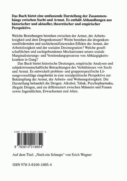Produktbild: Sucht und Armut
