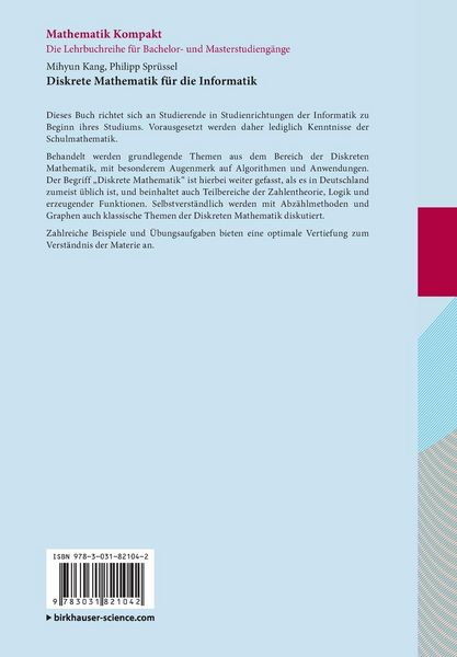 Diskrete Mathematik für die Informatik