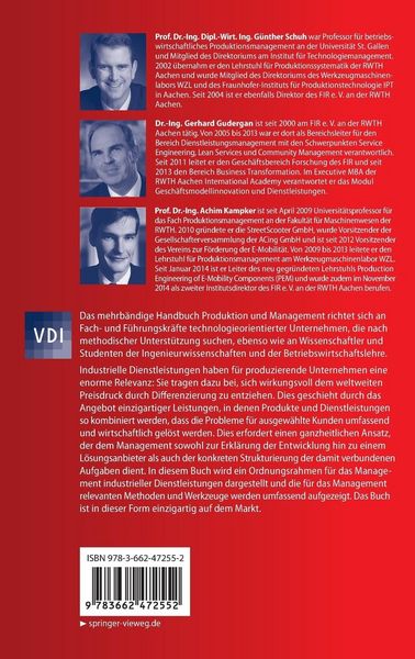 Produktbild: Management industrieller Dienstleistungen