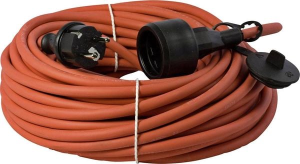 HAWA 10082101 Strom Verlängerungskabel 16A Rot 10.00m H07RN-F 3G 1,5mm²